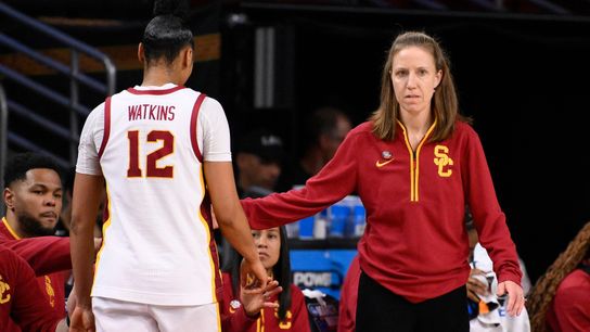 How USC star JuJu Watkins is making an impact even while sidelined for the year  taken at Galen Center (USC)