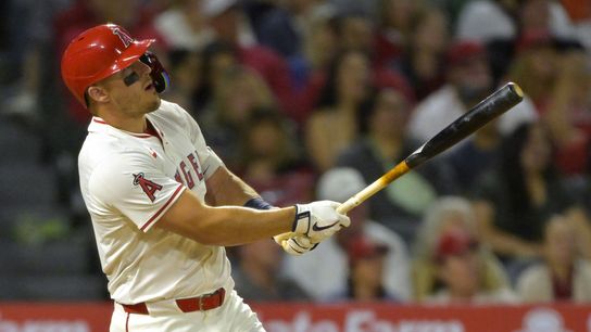 Mike Trout homers in third straight game, lifts Angels over Guardians taken at Angel Stadium (Los Angeles Angels)