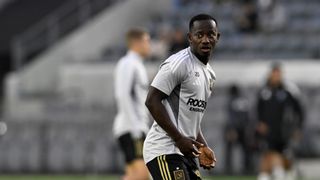 LAFC and Yaw Yeboah mutually agree to part ways taken in Los Angeles (LAFC). Photo by Alex Gallardo-Imagn Images
