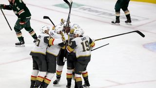 Golden Knights look to take series lead in Game 5 vs Wild taken in Las Vegas (Vegas Golden Knights). Photo by  Bruce Fedyck-Imagn Images