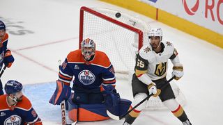 Golden Knights in danger of being eliminated as they enter Game 5 taken in Las Vegas (Vegas Golden Knights). Photo by Walter Tychnowicz-Imagn Images