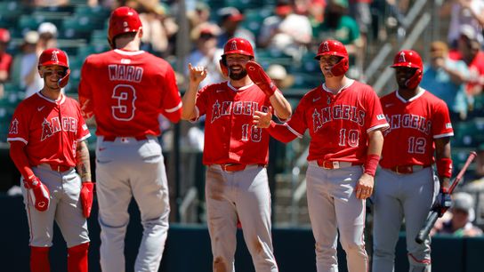 Taylor Ward's go ahead slam pushes Angels to 7th straight win  taken at Sutter Health Park (Los Angeles Angels)