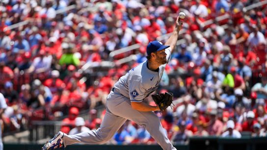 Clayton Kershaw tosses five solid innings, Dodgers offense sparks as Los Angeles avoids sweep taken at Busch Stadium (Los Angeles Dodgers)