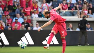 LA Galaxy sign João Klauss; trade from St. Louis CITY SC finalized taken in Los Angeles (LA Galaxy). Photo by Joe Puetz-Imagn Images