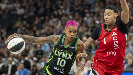 Aces' second half collapse costs team in Minnesota taken at Target Center (Las Vegas Aces)