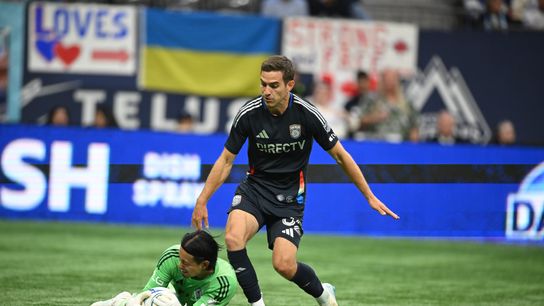 Iloski nets in four goals to cap off San Diego FC’s 5-3 victory over the Vancouver Whitecaps taken at BC Place (San Diego FC)