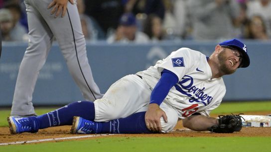 Max Muncy out about six weeks with bone bruise; Dodgers recall Esteury Ruiz taken at Dodger Stadium (Los Angeles Dodgers)