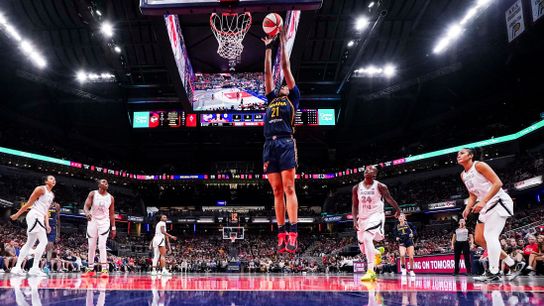 Aces turbulence continues with embarrassing loss to Indiana Fever without Caitlin Clark taken at Gainbridge Fieldhouse (Las Vegas Aces)