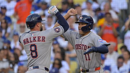 Houston offense provides firework show as Astros rout Dodgers  taken at Dodger Stadium  (Los Angeles Dodgers)