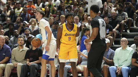 Flagg, James headline record-setting night at NBA Summer League taken at Thomas & Mack Center (Los Angeles Lakers)