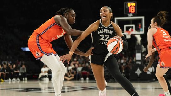 Five players the Aces can look at to fill out 12-woman roster taken in Las Vegas (Las Vegas Aces). Photo by Lucas Peltier-Imagn Images