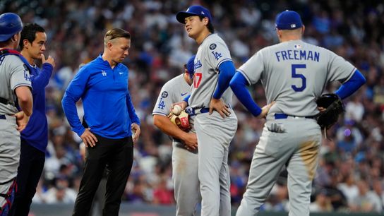 Shohei Ohtani exits game prematurely; suffers worst start on the mound as a Dodger  taken at Coors Field (Los Angeles Dodgers)