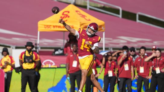Jayden Maiava earns Big Ten Offensive Player of the Week honors taken in Los Angeles (USC)