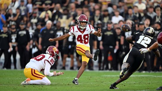 Ryon Sayeri named Lou Groza Award Semifinalist taken at USC (USC)