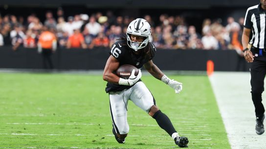 Three potential trade destinations for Jakobi Meyers taken in Las Vegas (Las Vegas Raiders)
