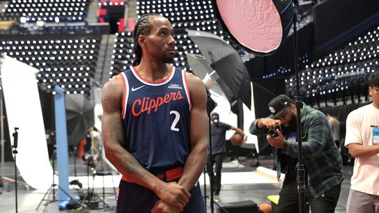 Clippers’ Kawhi Leonard breaks silence on NBA probe at Media Day taken at Intuit Dome (Los Angeles Clippers)