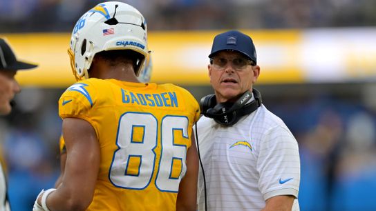 Chargers Notebook: Oronde Gadsden II earning Harbaugh's praise and Herbert's trust taken at The Bolt (Los Angeles Chargers)