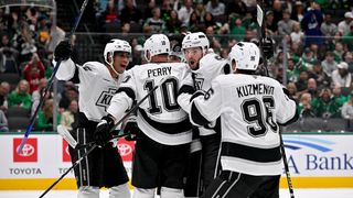 Kempe, Kings hand Stars fourth straight loss in OT victory taken at American Airlines Center (Los Angeles Kings). Photo by Jerome Miron-Imagn Images