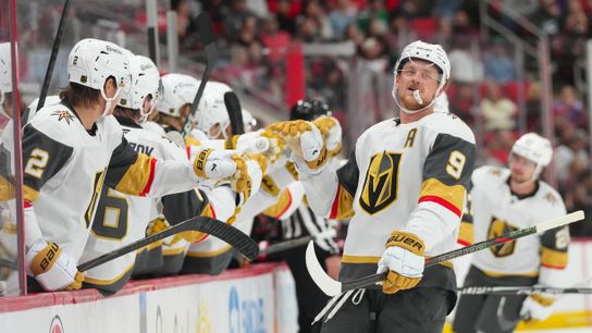 Jack Eichel celebrates 29th birthday, stars in Golden Knights’ victory over Canes taken at Lenovo Center (Vegas Golden Knights)