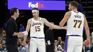 Lakers lose Luka Dončić, Austin Reaves for regular season with injuries taken in Los Angeles (Los Angeles Lakers). Photo by Petre Thomas-Imagn Images