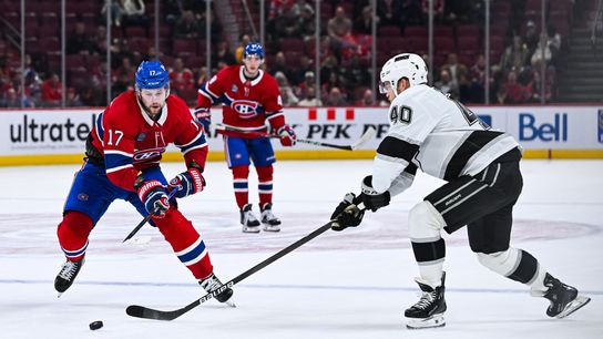Kings cruise past Canadiens, 5-1, behind Edmundson, Byfield and Kuemper  taken  at Bell Centre (Los Angeles Kings)