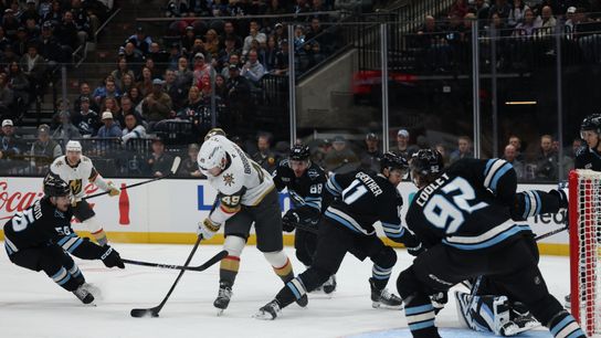 Logan Cooley dominates Golden Knights in 5-1 loss to Mammoth taken at Delta Center (Vegas Golden Knights)