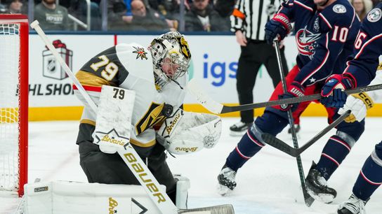 Mitch Marner shines, Carter Hart stonewalls Blue Jackets as Golden Knights end road trip on high note taken at Nationwide Arena (Vegas Golden Knights)