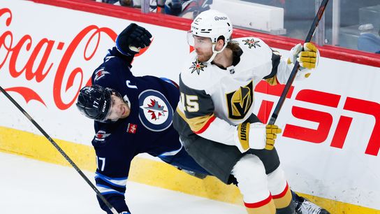 Crisis averted as Golden Knights come back against Jets taken at Canada Life Centre (Vegas Golden Knights)