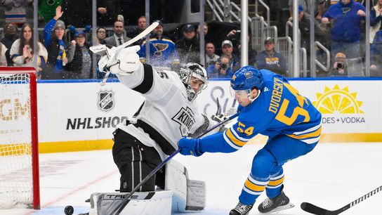 Moore’s milestone night lifts Kings past Blues in shootout, 5–4 taken at Enterprise Center (Los Angeles Kings)