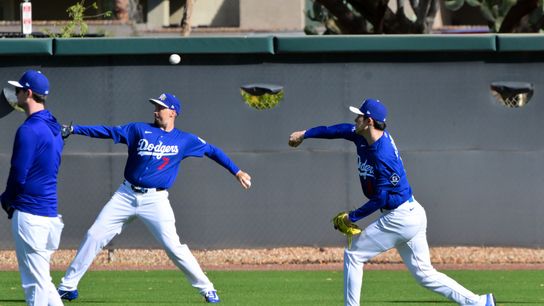 Dodgers Notebook: Snell throws first bullpen; Ohtani ramps up pitching; Betts expected back Saturday taken at Camelback Ranch (Los Angeles Dodgers). Photo by  Matt Kartozian-Imagn Images