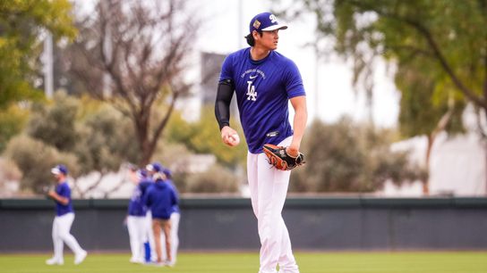 Shohei Ohtani set to start Wednesday at Camelback Ranch taken at Camelback Ranch (Los Angeles Dodgers). Photo by Arianna Grainey-Imagn Images
