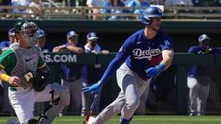 Back in camp, Kyle Tucker focused on timing at the plate taken at Camelback Ranch (Los Angeles Dodgers). Photo by Rick Scuteri-Imagn Images