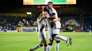 Pec’s hat trick powers Galaxy past Jamaican side Mt. Pleasant taken at Dignity Health Sports Park (LA Galaxy). Photo by William Liang-Imagn Images