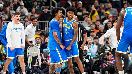 UCLA grinds out win against Michigan State despite Bilodeau's injury taken United Center (News). Photo by Junfu Han / USA TODAY NETWORK via Imagn Images