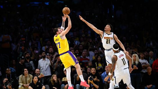 Luka Dončić's overtime dagger lifts Lakers past Nuggets taken at Crypto.com Arena