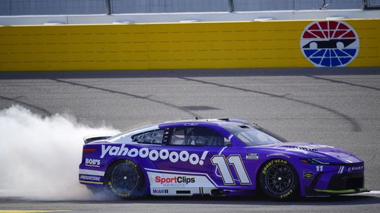 Denny Hamlin repeats at Las Vegas in triumphant comeback taken at Las Vegas Motor Speedway (NASCAR)