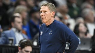 Wooden Award Flashback: Mark Few turns Gonzaga from Cinderella to blue blood  taken in Los Angeles (Wooden Award). Photo by Craig Strobeck-Imagn Images