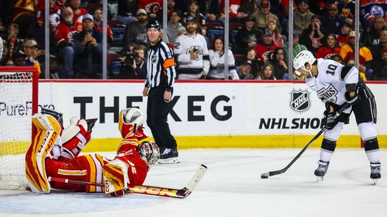 Flames edge Kings 3-2 in shootout despite Byfield’s two-goal night taken at Scotiabank Saddledome (Los Angeles Kings)
