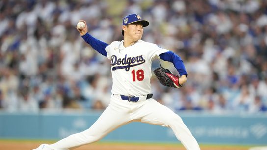 Dodgers take Opening Day behind late surge taken at Dodger Stadium (Los Angeles Dodgers). Photo by Kirby Lee-Imagn Images