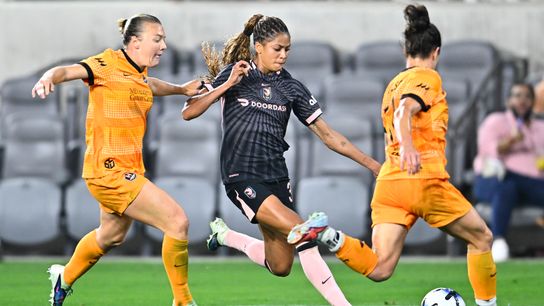  Angel City remains undefeated after 2-1 victory over Houston Dash  taken at BMO Stadium. Photo by Kelvin Kuo-Imagn Images
