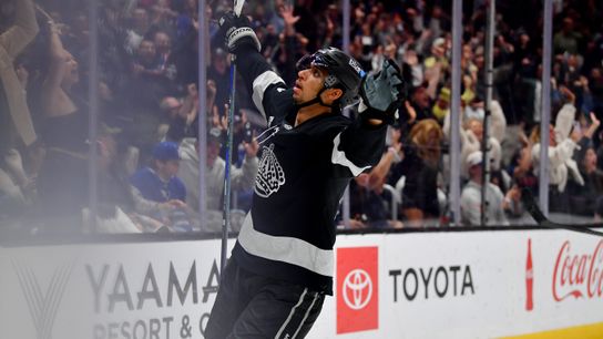 KIngs break overtime record, get critical win over Maple Leafs (Los Angeles Kings). Photo by © Gary A. Vasquez-Imagn Images