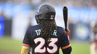 Padres Notebook: Tatis Jr. starting at second base for the first in his major league career taken at Petco Park (San Diego Padres). Photo by © Denis Poroy-Imagn Images