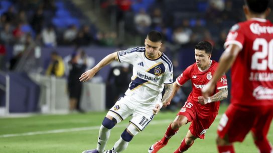 LA Galaxy embarrassed and eliminated 3-0 at home taken at Dignity Health Sports Park. Photo by William Navarro-Imagn Images