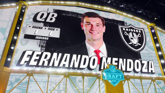 Fernando Mendoza becomes fourth QB since 1967 to win Heisman, Natty, and go No. 1 to Las Vegas taken in Pittsburgh  (Las Vegas Raiders)