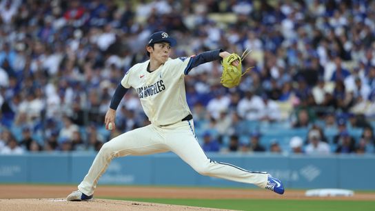 Roki Sasaki earns first win as Dodgers rout Cubs taken at Dodger Stadium (Los Angeles Dodgers). Photo by Kiyoshi Mio-Imagn Images