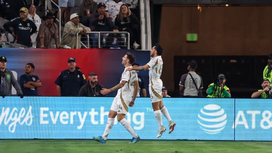 Hollingshead's stoppage-time equalizer saves a point for LAFC in San Diego taken at Snapdragon Stadium (LAFC). Photo by Chadd Cady-Imagn Images