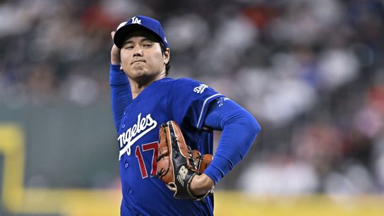 Shohei Ohtani goes seven strong, Dodgers bats go quite again in loss taken at Daikin Park (Los Angeles Dodgers). Photo by Maria Lysaker-Imagn Images
