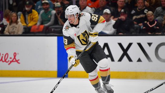 Mitch Marner nets hat trick in dominant Game 3 win taken at Honda Center (Vegas Golden Knights). Photo by Steven Park - The Sporting Tribune