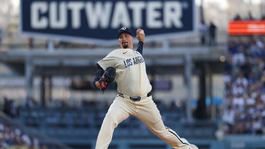 Blake Snell struggles in season debut as Dodgers fall to Braves taken at Dodger Stadium (Los Angeles Dodgers). Photo by Kiyoshi Mio-Imagn Images