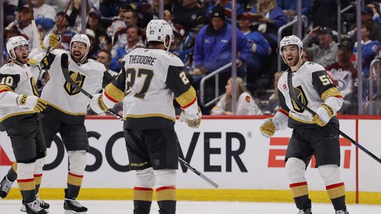 Golden Knights destroy narratives with Game One win over Avs taken at Ball Arena (Vegas Golden Knights)